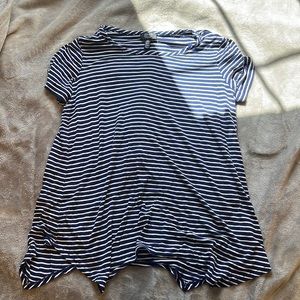 Blue and white stripe dress shirt!